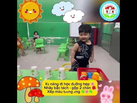 Nhảy tách gộp xếp màu tương ứng