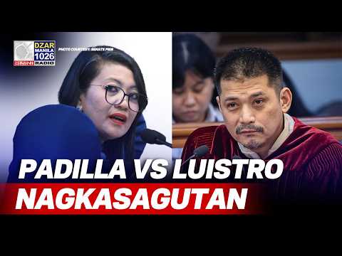 Sen. Padilla at Luistro, NAGKASAGUTAN sa impeachment court