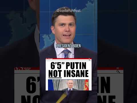6'5" PUTIN NOT INSANE? 😂 #snl #funny #satire #shorts #putin