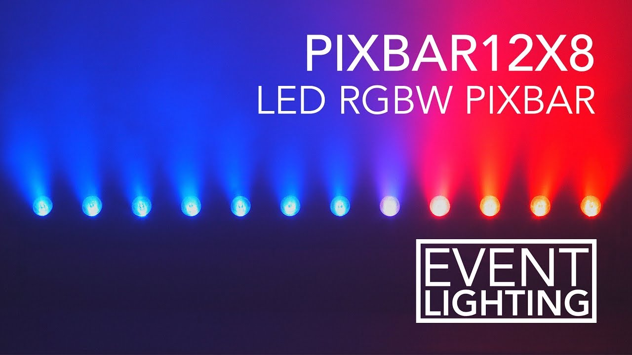 Event Lighting PIXBAR12X8 Led Pixel Bar 12 X 8 Rgbw Light Bar