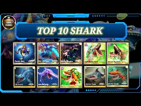 Top 10 strongest sharks - Hungry Shark World