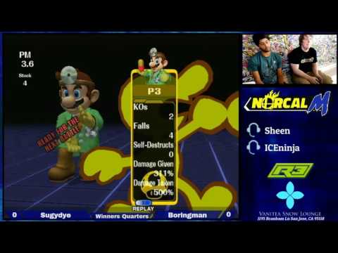 Winners Quarters - Boringman (mario) v Sugydye (game and watch)