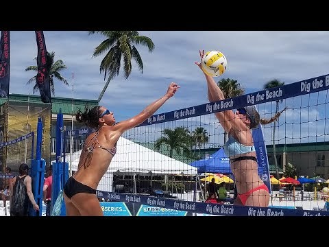 WOMEN'S BEACH VOLLEYBALL | Women's Open Game 2 | Dig the Beach | Fort Myers FL Video