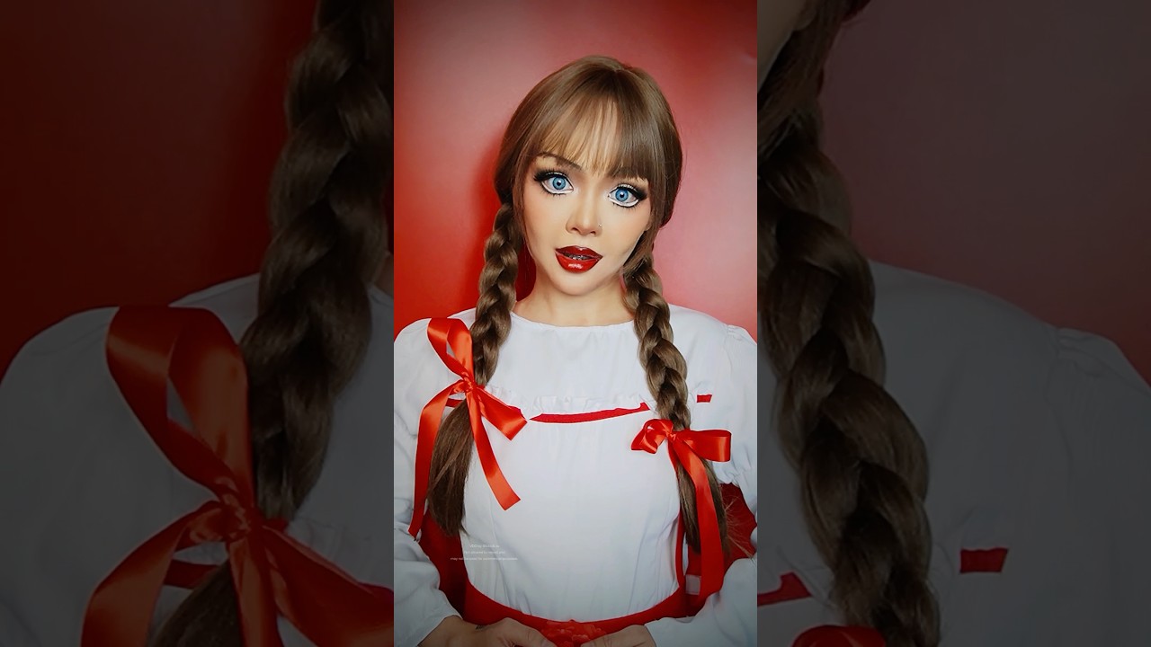 #annabelle #conjuring #halloween #halloween2024 #makeuplook #makeup #makeuptransition #fakebody