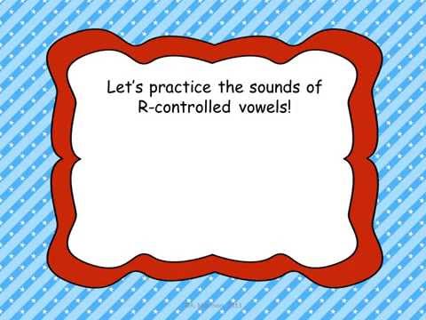 R controlled vowels