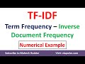 TF IDF Term Frequency Inverse Document Frequency Text Classification By Dr Mahesh Huddar