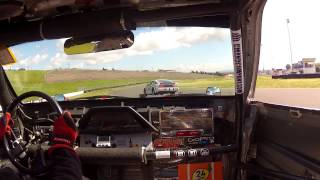 24 Hours of Lemons Sears Pointless '17 Spin and near miss