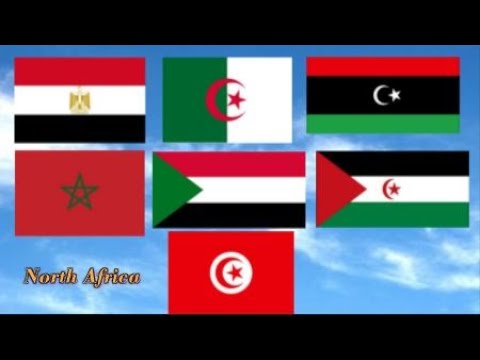 Quốc ca các nước Bắc Phi - National anthems of North African countries.