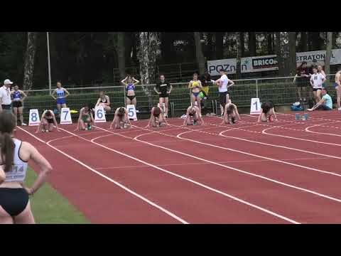 100m kobiet bieg 4 - Poznań 20220507