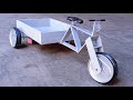 Make A Cargo Cycle Rickshaw With PVC Pipes Electric Rickshaw DIY At Home