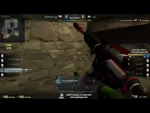 Outlaws.GG niki1 - 1vs2 clutch (CT - post-plant situation) #CSGO #Stream #HLTV #Esports