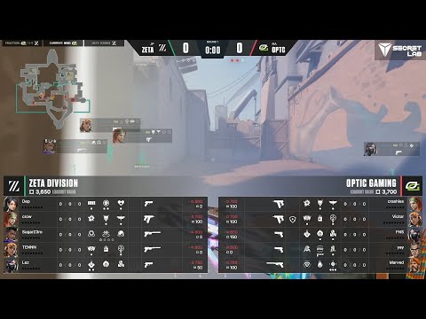 OPTIC GAMING VS ZETA DIVISION - BIND - MAP 3 - VCT MASTERS REYKJAVIK 2022 - VALORANT POV