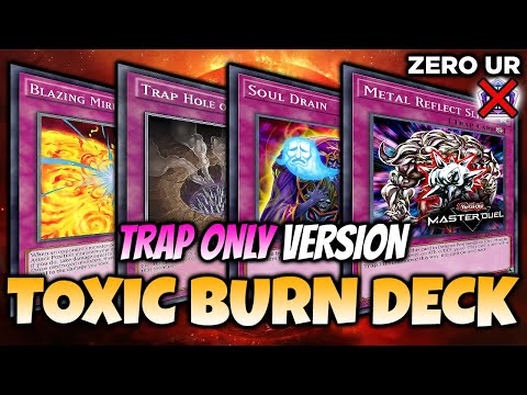 ALL TRAP Deck with NO UR ❌ No Spell & Monster Cheap Burn Deck Destroys the Meta [Master Duel]