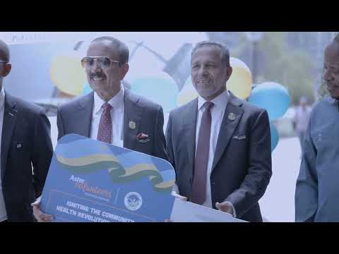 Launch of Aster Volunteers Mobile Medical Services Rwanda and Uganda by Chairman, Dr. Azad Moopen