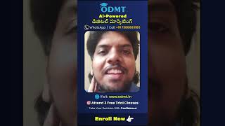 Digital Marketing Course in Madhapur by ODMT - Student Review-7386603165#odmt #shorts #trending