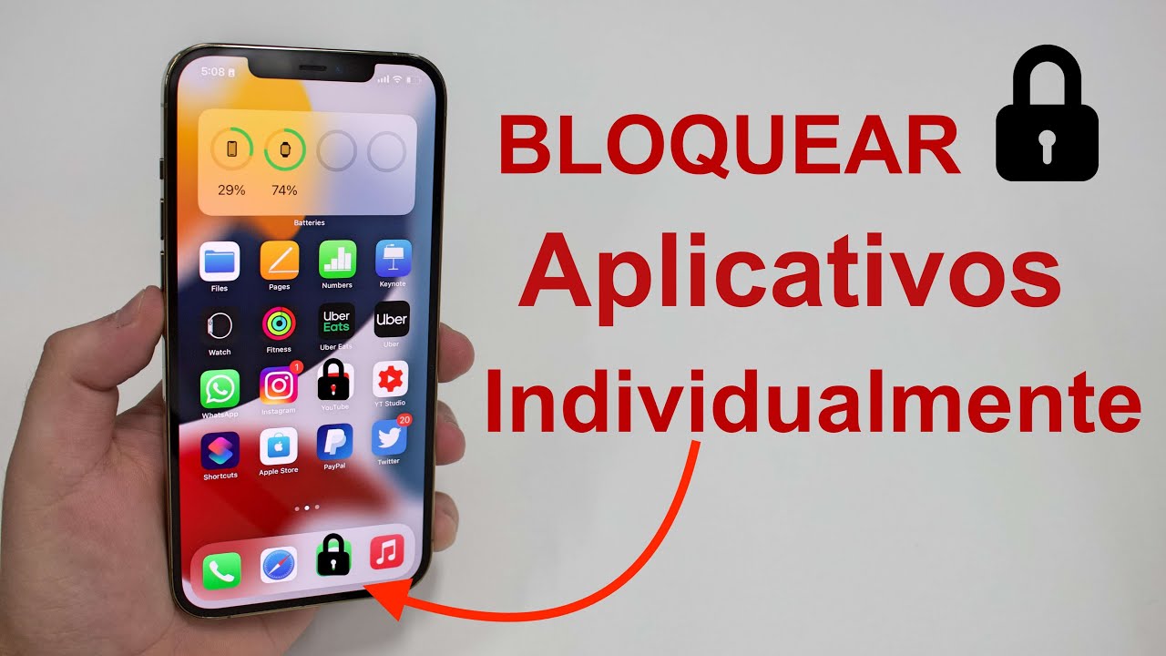 (NOVO) Como Bloquear Apps Individualmente Com Senha! - Qualquer iPhone!