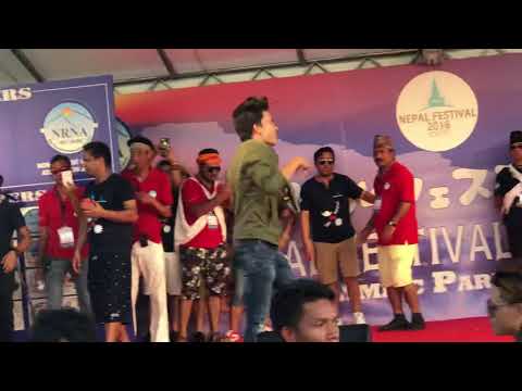 Oye jhuma jhumkawali- pramod kharel feat. Buddha lama Live in Japan 🇯🇵