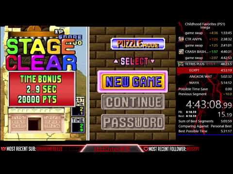 Tetris Plus Puzzle Mode in 44:01