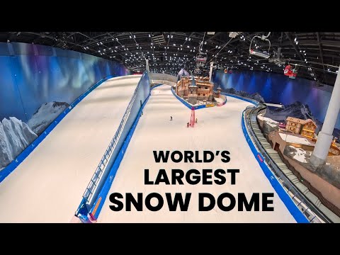 Inside the WORLD’S LARGEST SNOW DOME – Quick Tour
