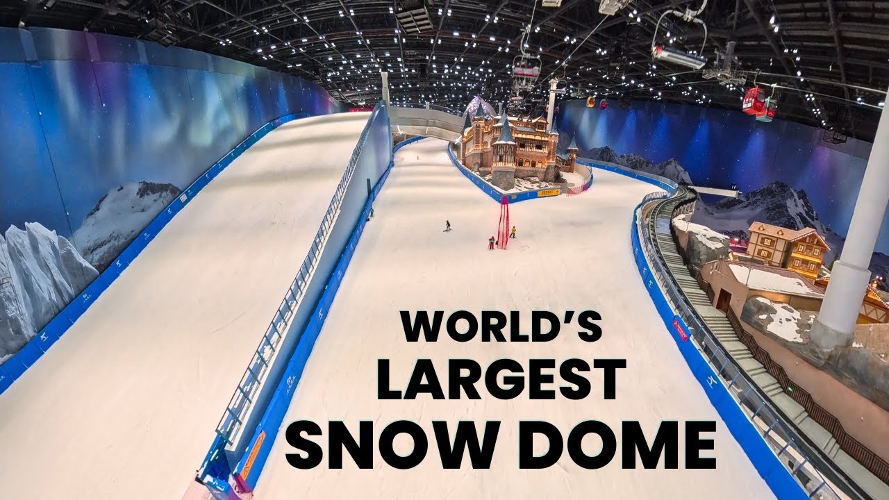 Inside the WORLD’S LARGEST SNOW DOME – Quick Tour
