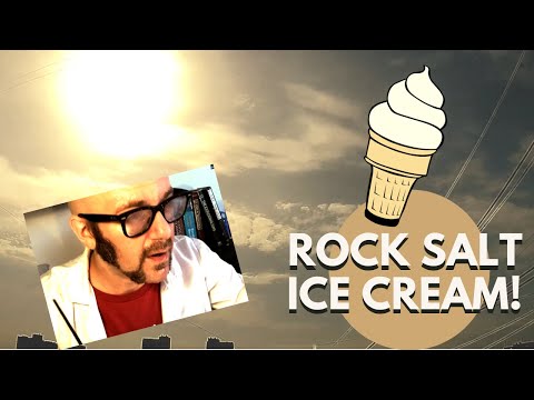 Rock Salt Ice Cream!