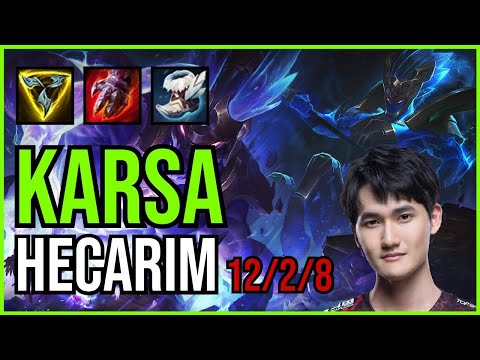 KARSA - HECARIM vs. NIDALEE Jungle | KR MASTER | PATCH 11.2