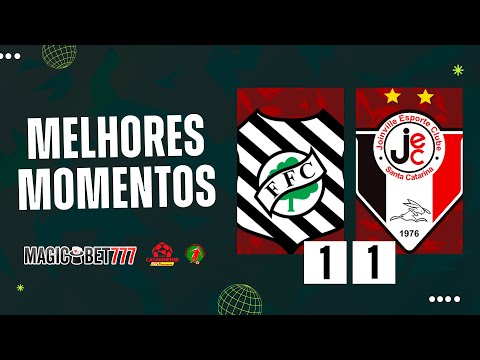 Gols e lances de Figueirense x Joinville