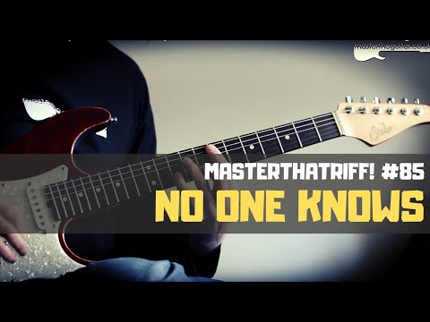 No One Knows by Queens Of The Stone Age - Riff Guitar Lesson w/TAB - MasterThatRiff! 85