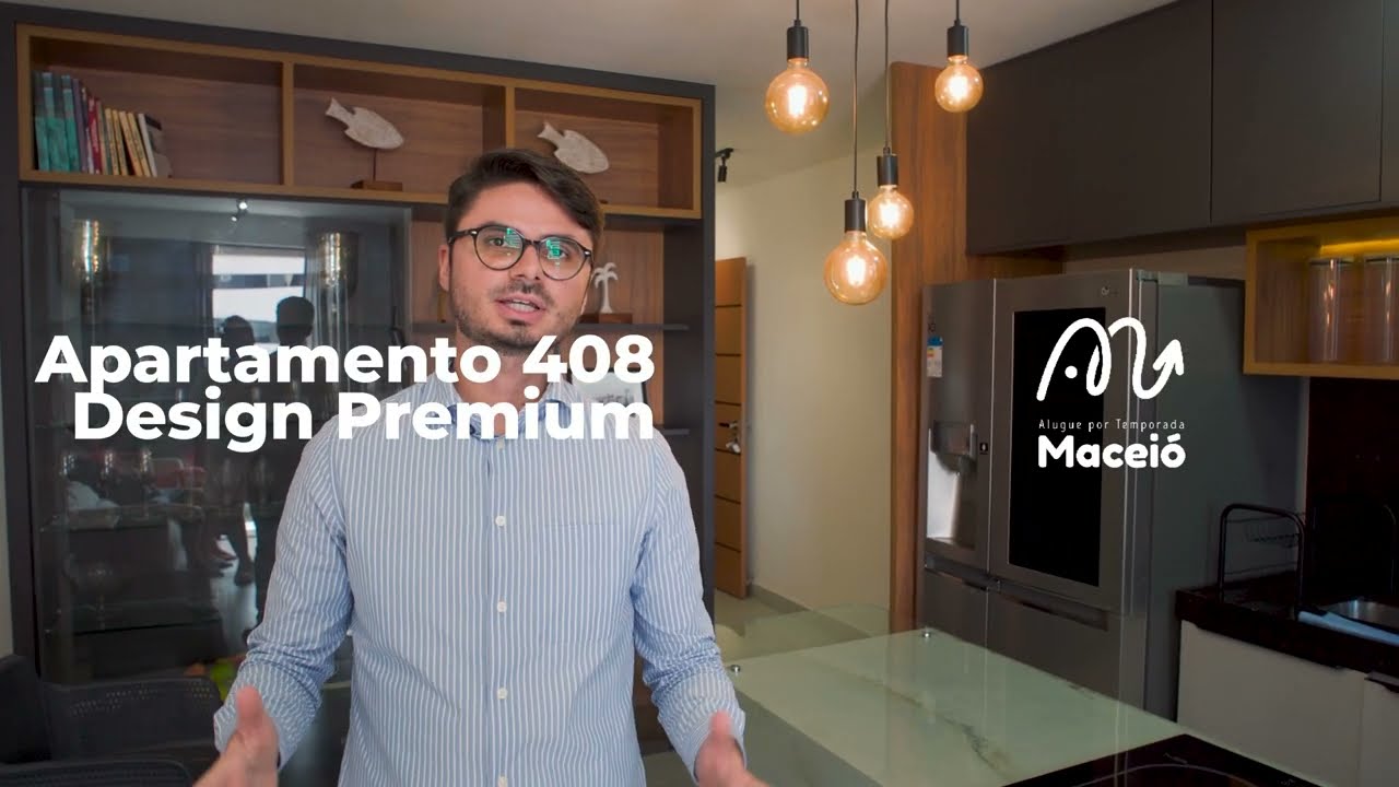 Apartamento 408 – Design Premium, Iluminação Moderna e Climatização Completa na Ponta Verde