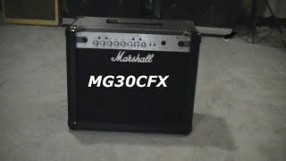 Video thumbnail for Marshall MG30CFX by hovercraft Artifact