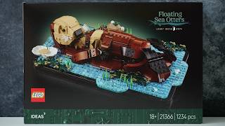 LEGO Ideas 21366 Floating Sea Otters - LEGO Speed Build Review