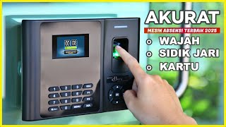 TERBARU! 10 MESIN ABSENSI TERBAIK 2025 – Fitur Fingerprint Cepat dan Scan Wajah Canggih