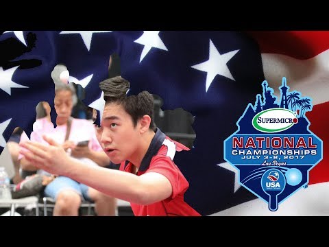 2017 SuperMicro US National Table Tennis Championships - Jack Wang vs. Sharon Alguetti (U21 Final)