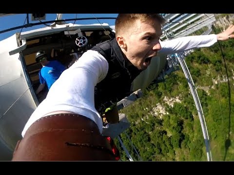 Банджи 207 Сочи. Bungee jumping Sochi 207 metrov
