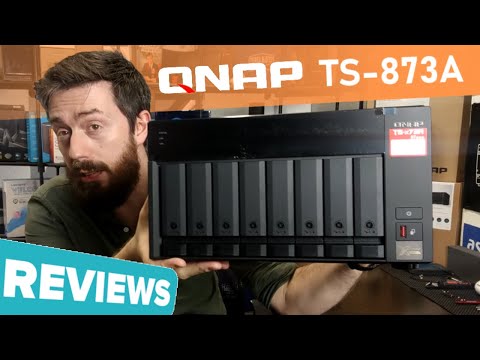 Serveris QNAP | 4 lizdų QTS ir QuTS hero NAS | TS-473A-8G | Iki 4 HDD/SSD su karšto keitimo funkcija | AMD Ryzen | Ryzen V1500B keturių branduolių | Procesoriaus dažnis 2,2 GHz | 8 GB | DDR4 video