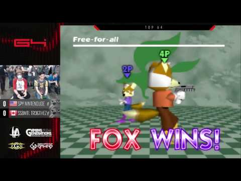 G4 - Top 64 - SPY | Nintendude Vs. SSBMTL | TR3GtheZ - SSB64