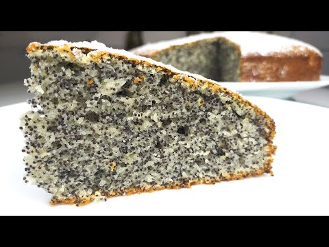 Kuchen in 1 Minute! Sie werden diesen Kuchen jeden Tag backen - Mohnkuchen für Tee
