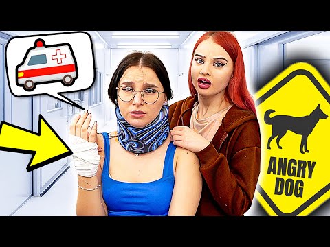 Hund ATTAKIERT MICH ! 💔😰, Knochenbruch (Prank) - Celina