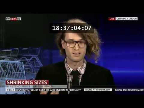 Dr Ben Voyer on 'shrinking' products (Sky News)
