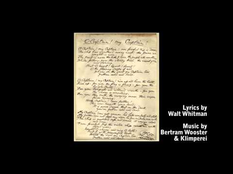 Bertram Wooster & Klimperei - Walt Whitman's 