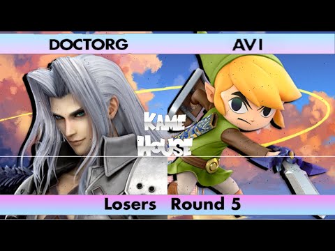 4o4 Kame House MIDLEVEL SLUMS 1 - DoctorG (Sephiroth) vs avi (Toon Link) - Losers Top 8