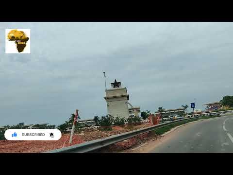 4K INDEPENDENCE SQUARE ROAD IN ACCRA GHANA 🇬🇭 AFRICA