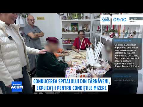 Ce a descoperit echipa Euronews în secția de psihiatrie din Târnăveni, unde pacienții erau legați