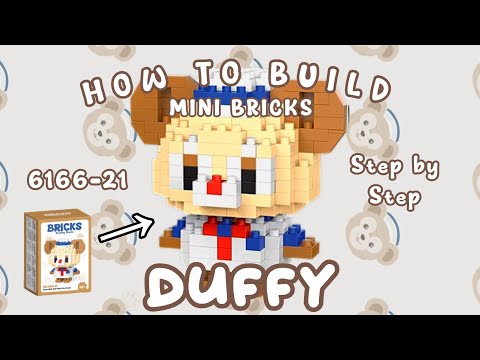 HOW TO BUILD MINI BRICKS DUFFY SERIES 6166-21 | TUTORIAL MERAKIT LEGO DUFFY STEP BY STEP (BAHASA)