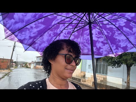 CHUVA NA CIDADE DE TURMALINA MG + MEU CABELO ESTÁ CRESCENDO MUITO 