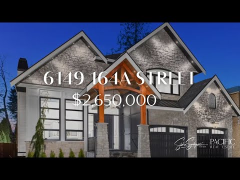 A Sophisticated Designer Estate in #CloverdaleBC | 6149 164A Street