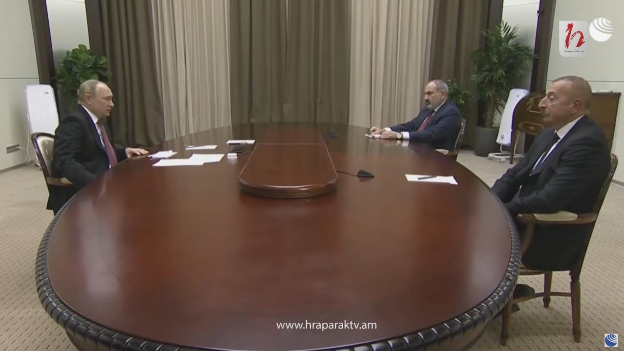Ուղիղ. Պուտին-Փաշինյան-Ալիեւ հանդիպումը