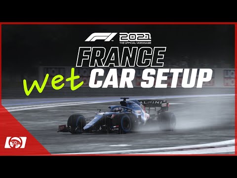 F1 2021 France Wet Car Setup / Race Setup