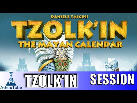 Tzolk'in 4 Player Playthrough Session on Board Game Arena (Tzolkin)