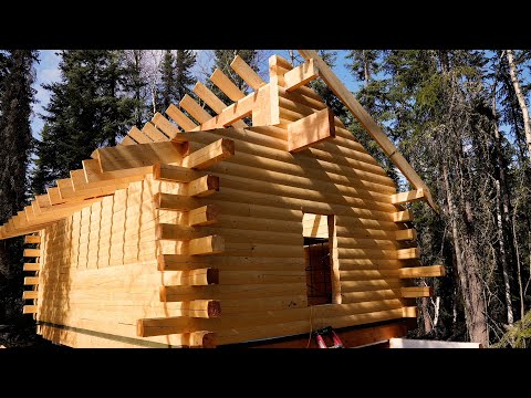 HOW TO BUILD an ALASKAN Log Cabin - Ep 6